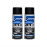 Steel-it 1012B Black Polyurethane Stainless Spray 14OZ Can (pack Of 2) New. Price: $59.98.