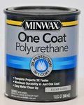 Minwax One Coat Transparent Satin Clear Polyurethane 1 Qt. New. Price: $29.99.