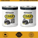 Rust Oleum Specialty Farm Implement Low Gloss Black Paint Quart Pack Of 2 New. Price: $30.99.