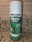 Rust-oleum Specialty White Direct-to-plastic Primer Spray 12 Oz. New. Price: $12.50.