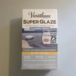 Varathane Super Glaze Pour-on Epoxy Quart High Gloss Classic Gray New. Price: $18.00.