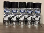 New Rust-oleum 316176 Automotive Peel Spray Coating 10 Oz Gloss Black, Pack Of 5. Price: $24.75.