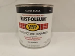 Rust Oleum 7779730 Black Stops Gloss Protective Enamel 8 Ounce Paint New. Price: $15.00.