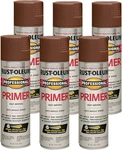 Pack Rust-oleum 7569838-6PK Professional Primer Spray, 15 Oz, Flat Red New. Price: $61.81.