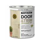 Rust-oleum 369391 Door And Trim Paint, Interior/exterior, Water Based, Satin Red New. Price: $22.20.