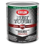 2-KRYLON Rust Tough Oil-based Gloss Control Enamel, Hunter Green, 1 Qt. New. Price: $69.89.