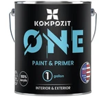 Kompozit Ultra Cover Interior/exterior White 100% Acrylic Paint & Primer For ... New. Price: $104.79.