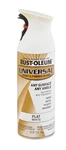 Rust-oleum 247564 Universal Flat White Spray Paint 12 Oz (pack 6) New. Price: $75.44.
