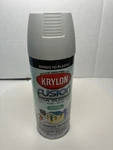 Krylon Fusion Spray Paint For Plastic 2439 Satin Pewter Gray 12 Oz New. Price: $22.99.