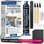 Quartz Countertop Repair Kit 1.7FL.OZ / 50ML - 30S Fast Curing Diy Fix Ch New. Price: $48.74.