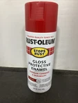 Rust-oleum 7765830 Stops Spray Paint, 12-OUNCE, Gloss Regal Red New. Price: $10.36.