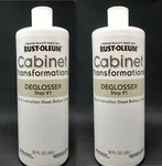 Lot Of 32 Fl Oz Bottle Deglosser Rust-oleum Cabinet Transformations Step 1 New. Price: $34.99.
