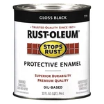 Rust-oleum 7779502 Enamel Paint,gloss BLACK,SOLVENT,1 Qt. 39DP13 New. Price: $26.93.