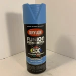 Krylon Fusion All-in-one Spray Paint + Primer Satin Bluebird 12 Oz New. Price: $18.90.