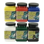 Chroma Mural Paint, Assorted Primary Colors, Pints, Set Of 6 New. Price: $96.90.