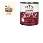 Rtg Shower & Tub Non-slip Paint Quart, White New. Price: $51.99.