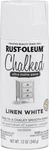 Rust-oleum Linen White Chalked All-in-one Ultra Matte Spray Paint Coat Cov New. Price: $22.49.