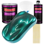 Restoration Shop Dark Teal Metallic Acrylic Urethane Gallon Kit Auto Paint New. Price: $254.99.