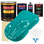 Deep Aqua Gallon Urethane Basecoat Clearcoat Car Auto Paint Kit New. Price: $353.99.