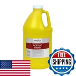 Handy Art Acrylic Paint Half Gallon Chrome Yellow 102-010. Price: $51.02.