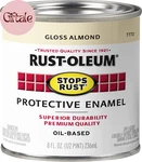 7770730 Stops Rust Brush Paint, Half Pint, Gloss Almond New. Price: $17.56.