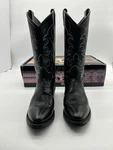 Old Black Leather Tbm 3010 Men Western Cowboy Boots W/ Box Size 8 New. Price: $100.00.