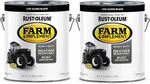 Rust-oleum 280168-2PK Farm & Implement Enamel Paint, Gallon, Low Gloss Black, New. Price: $173.14.