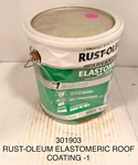 Rust-oleum 301903 10 Year Elastomeric Roof Coating White Gal Dented Can New. Price: $35.80.