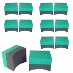 Hi-tech Tire Dressing Applicator 12 Pack Durable And Reusable, Green, Black New. Price: $31.74.