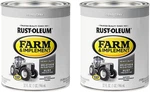 Rust-oleum 280154-2PK Farm & Implement Enamel Paint, Quart, Ford Gray, (pack Of New. Price: $47.76.