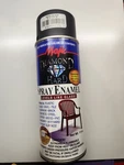Majic 8-21521-8 Diamond Hard 11 Oz Can Of Satin Black Spray Enamel Paint New. Price: $10.00.