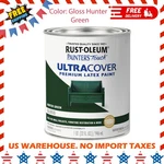 Rust-oleum 1938502 Painter's Cover Brush On Paint, Quart, Gloss Hunter Green New. Price: $29.95.