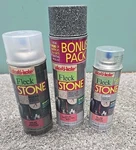 Plasti-kote Fleck Stone Spray Paint Texture Faux Granite Finish Gray- Read New. Price: $30.00.
