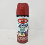 Krylon Fusion For Plastic Gloss Spray Paint 12 Oz Red Pepper/safety 2328 New. Price: $24.95.