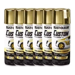 Rust-oleum Custom Premium Gold Chrome Spray Paint, Inverted Ability 6 Pc New. Price: $119.97.
