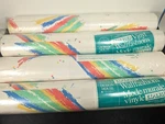 Vintage 80'S Wallpaper Rainbow Paint Brush Stroke Vinyl Design House 4 Rolls New. Price: $75.00.