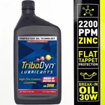 Tribodyn High Zinc Break-in Oil Sae 30W 2200 Ppm Zddp 1 Quart Ships Free New. Price: $21.99.