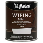 Old Masters 12404 Wiping Stain, Pickling White, Liquid, Qt, Can New. Price: $35.69.