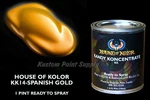 Spanish Gold Kandy KK14 House Of Kolor Pint Can Ready To Spray New. Price: $46.00.