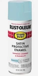 Rust Oleum 365145 Satin Peaceful Blue 12OZ Spray Paint New. Price: $13.99.