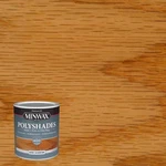 Minwax Polyshades Semi-transparent Gloss Classic Oak Oil-based Stain 1 Qt New. Price: $29.15.
