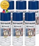 7251830-6PK Stops Rust Metallic Spray Paint, 11 Oz, Cobalt Blue, Pack New. Price: $79.05.