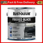 Black, Rust-oleum Fibered Roof Coating, Gallon New. Price: $60.99.