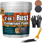 2 1 Rust Converter Primer 35OZ Stops Heat Resistant Coating Paint New. Price: $33.99.