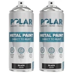 Polar Specialist Coatings Satin Black Direct To Rust Spray Paint - 2 X 13.5FL... New. Price: $33.11.