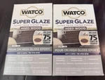 2 Pack Rust-oleum Watco Super Glaze Pour On High Gloss Epoxy 1 Quart Aged Wood New. Price: $29.95.