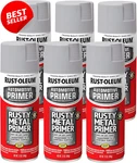 Rusty Metal Primer Spray Paint 12OZ Light Gray 6 Pack Automotive Use - New. Price: $40.00.
