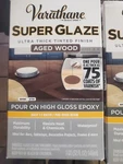 Varathane Epoxy Super Glaze Pour-on High Gloss Quart New! Sealed. Price: $25.00.
