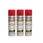 Rust Oleum Professional Gloss Red Enamel Spray Paint Pack 3 15 Ounce New. Price: $44.69.