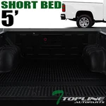 Topline For 2015-2022 Colorado/canyon 5' Rubber Truck Bed Trunk Mat Liners Blk New. Price: $85.00.